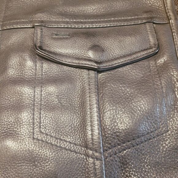 First Classics Platinum Label Leather Motorcycle Vest Sz XXL Black Carry/Conceal - Picture 7 of 16